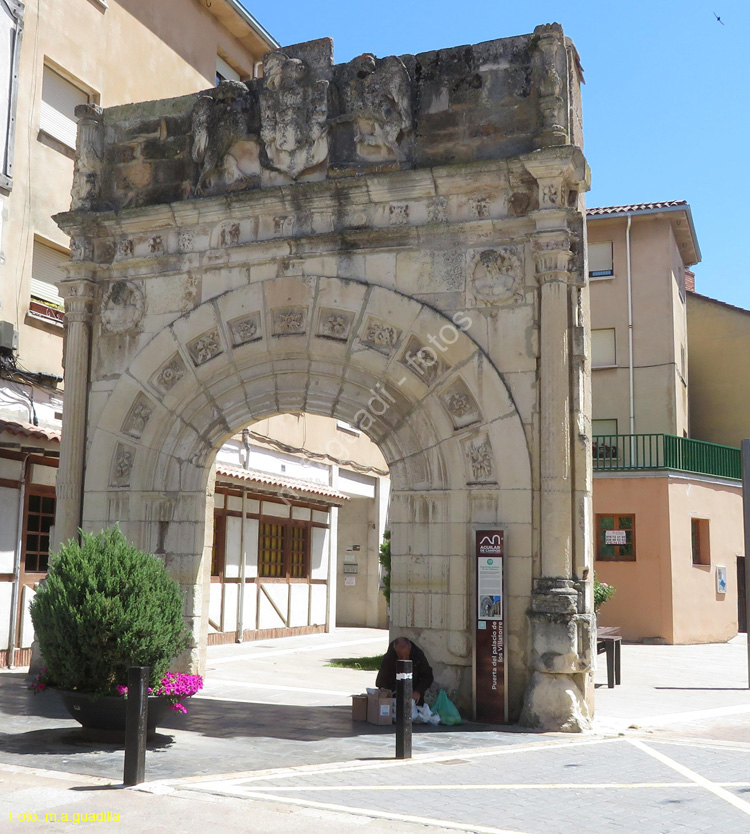 AGUILAR DE CAMPOO (244) Puerta del Palacio de los Villatorre