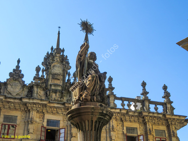 SANTIAGO DE COMPOSTELA (137) Plaza de las Platerias - Fuente de los Caballos