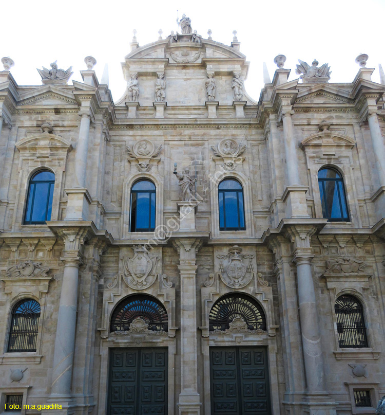 SANTIAGO DE COMPOSTELA (312) Catedral Fachada de la AzabacherIa