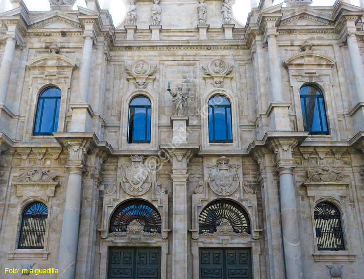 SANTIAGO DE COMPOSTELA (313) Catedral Fachada de la AzabacherIa