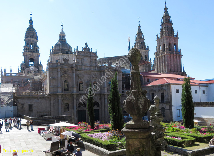 SANTIAGO DE COMPOSTELA (315) Catedral Fachada de la AzabacherIa