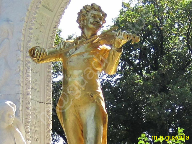 VIENA - Stadtpark 007 - Monumento Johann Strauss