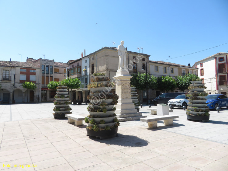 VILLADIEGO (110) Monumento al P. Florez Plaza Mayor